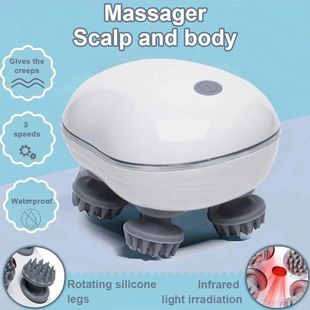 Adjustable Speed Red Massager Massage with Scalp Head for