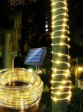 300LED Solar Rope Strip Light Outdoor Waterproof Fairy Light