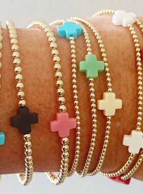 Vlen Cross Bracelet Stackable Designer Bracelets for Women 1