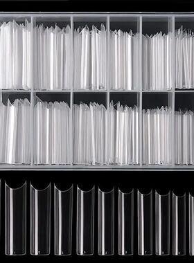 240 nail tips, clear fake nails toenail artificial nails, co