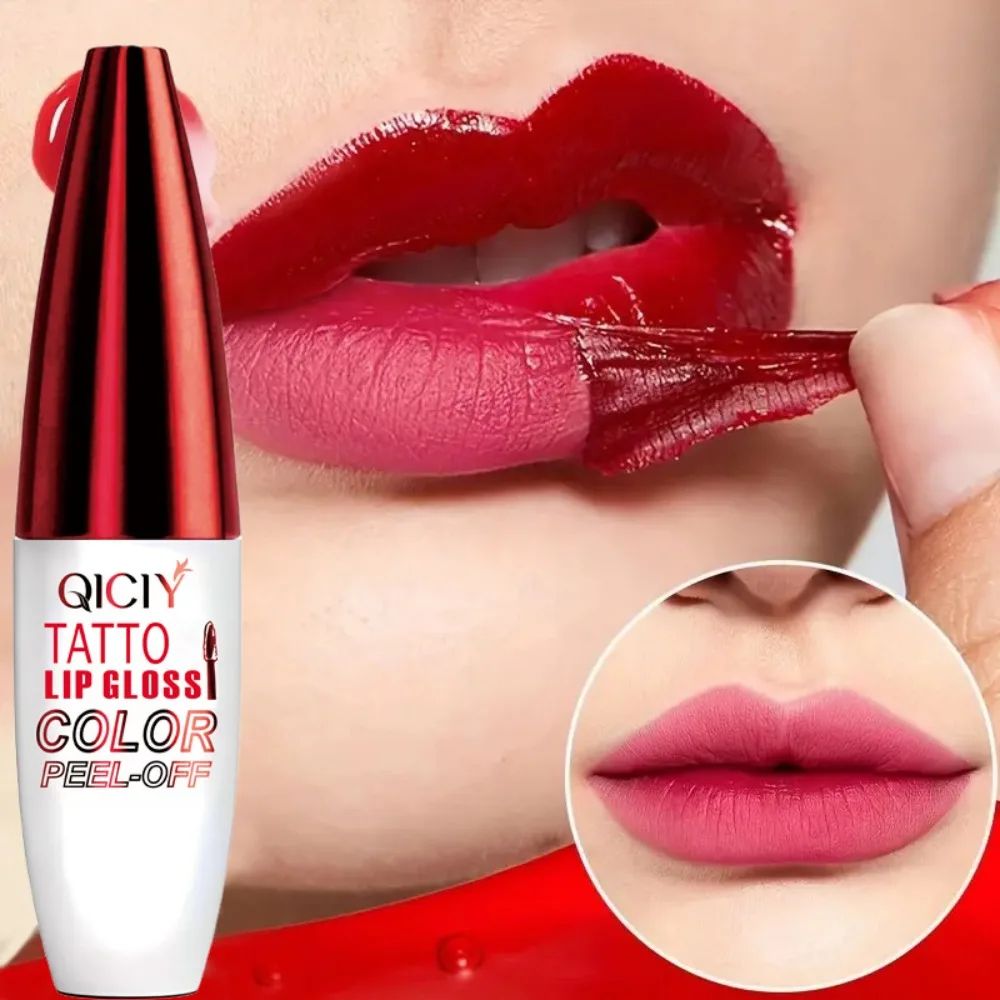 4 Color Liquid Peel-off Lip Gloss Waterproof Long-lasting Ma