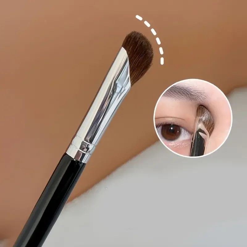 3D Contour Nose Shadow Brush - Angled Eyeliner Wand, Portabl