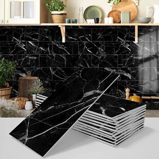16Pcs 10cm*20cm Wallpaper er Waterproof Tiles Wall er Oil-Pr