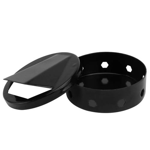 1pc Stainless Steel Square Smoker Box Bbq Accessory Charcoal