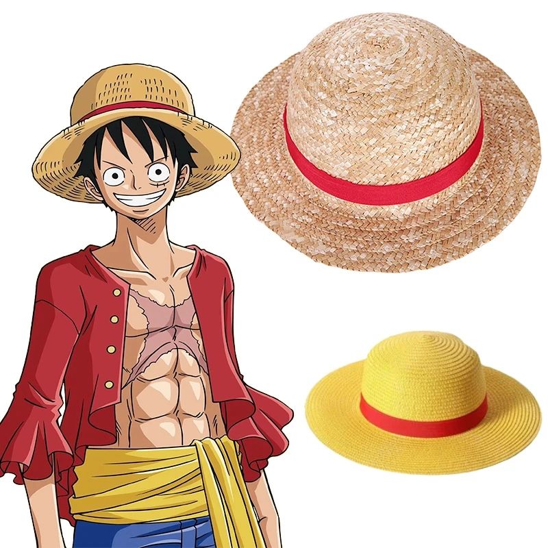 Luffy Straw Hat Anime Cosplay Prop Hat Role Play Performance