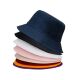 Color Cotton 100% Summer Solid Hat Protection Bucket Sun