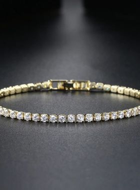 Fashion 2.5mm Zirconia Tennis Bracelet for Women Crystal Cha