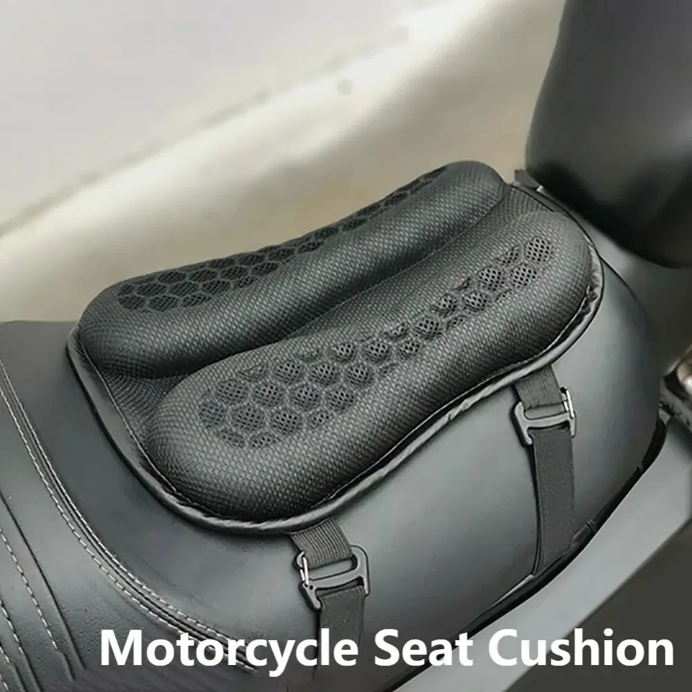 Motorcycle Seat Cushion Rear Seat Pads 3D Blow Air Cushion S