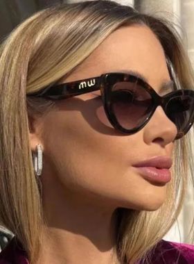 Fashion Cat Eye Women's Sunglasses 2025 Luxury Brand Designe