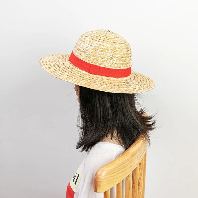 Anime Luffy Straw Hat One Piece Cosplay Sun Protection Hat P