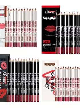 12 pcs Long-Lasting Lipstick Set with Professional Lip Liner