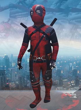 New Movie Character Role Play Costume Superhero Deadpool Cos