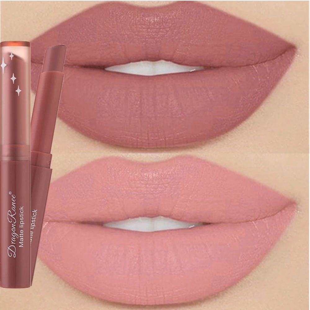 Nude Matte Lipstick Waterproof Lip s Not Fading Sexy Red Vel