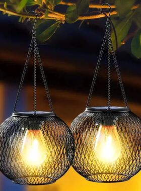 Solar Lantern Outdoor, Ortiny Upgraded Solar Lights for Outs