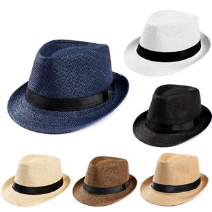 Fashion Summer Sun Women Straw Beach Men rendy Sunhat Casual