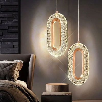 Modern Bedside Pendant Light, Long Line Living Room Backgrou