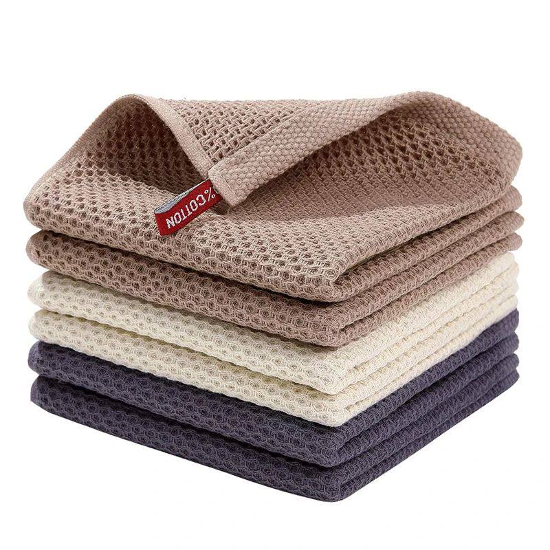 5pieces/lot Handkerchief Towels High Quality Cotton Small To