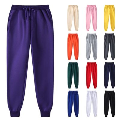 Baggy Fleece Joggers Pants Unisex Active Wear Men Trackpants