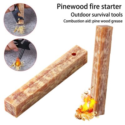 Rafford 2Pcs Pure natural ignition matches pine wood kindlin