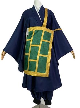 Geto Suguru Cosplay Costume Black Blue kimono School Uniform