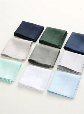 Cotton high-end solid color Handkerchief Park Mountain Road