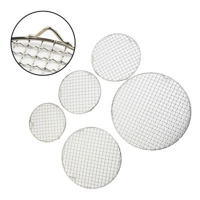 Round Bbq Net With Foot Barbecue Grill Meshes Cooling Rack S