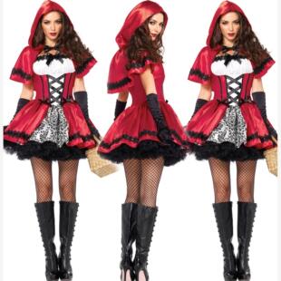 costume halloween little red riding hood ladies fancy dress