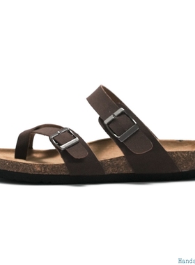 Men Cork Slippers男女软木拖鞋Man slides Ladies Beach Sandals