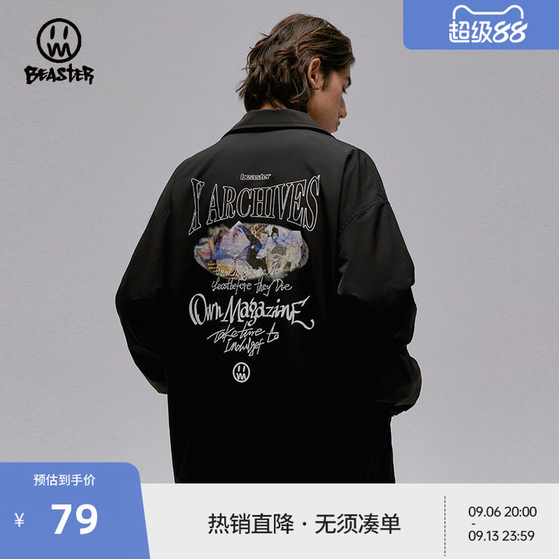 beaster小恶魔教练夹克秋季图片