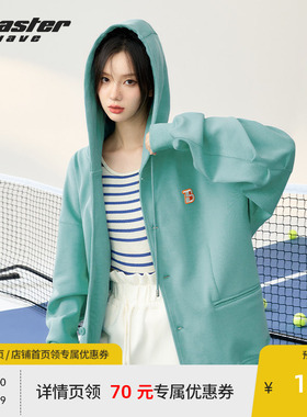 BEASTER奥莱宽松卫衣外套情侣夹克运动美式休闲秋季上衣