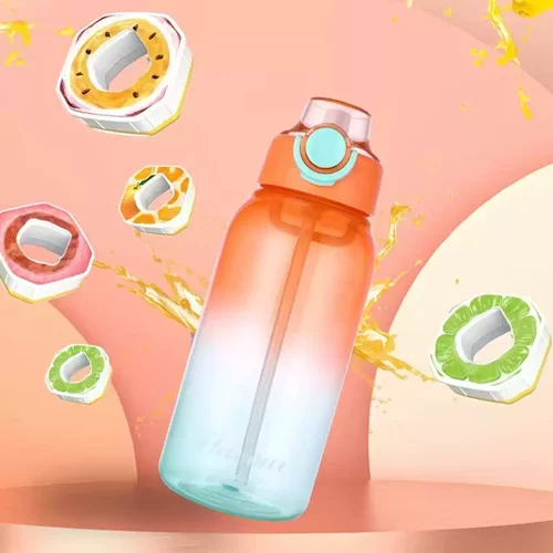 新款亚马逊玩味杯1000ML果味水瓶