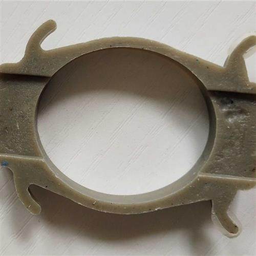 晶钢门合页铰链塑料垫圈石材防水厨柜螺竿螺钉垫砖柜门固定用配件