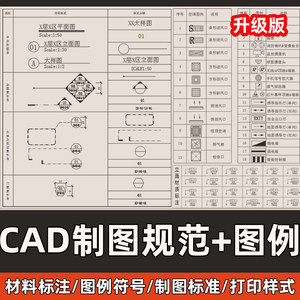 CAD制图规范施工图标准模板