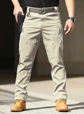 2023 or Waterproof actal Cargo ants en reathable Casual Army