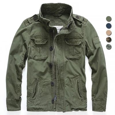 en ilitary Jaet en 65 Denim etro Cargo Jaetes or ulti oets C