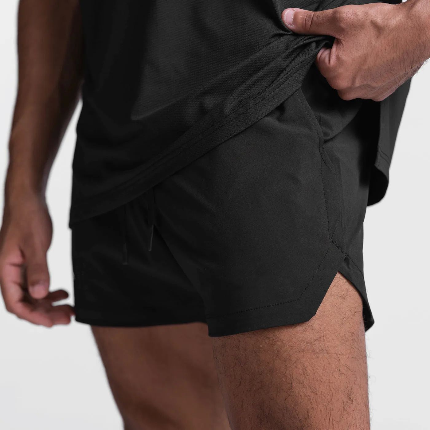 Summer 2023 ew en's Shorts,Single Layer Woen Qui-dr Solid Co