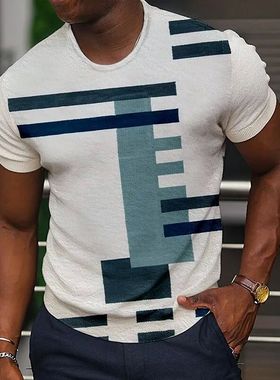 Vintage en's -shirt Oersized 3d atchwork rint  Shirt Casual