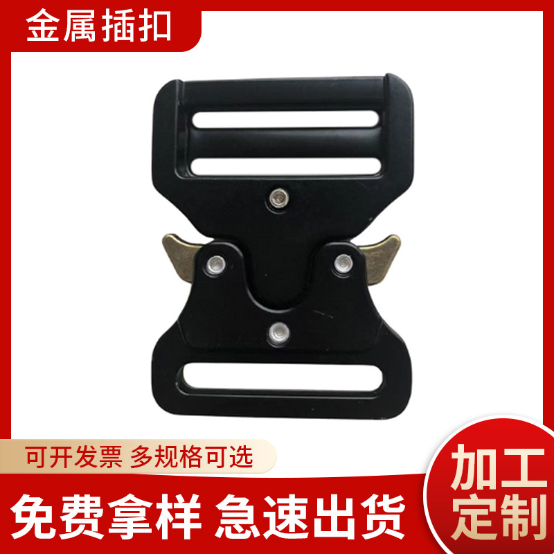 Metal Belt Buckle Head Cobra Tactical Buckle Zinc Alloy Buck