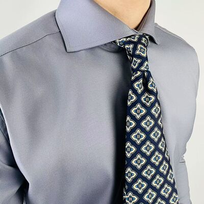 Gray l Windsor llar Men's Business Anti-wrinkle Non-ironing
