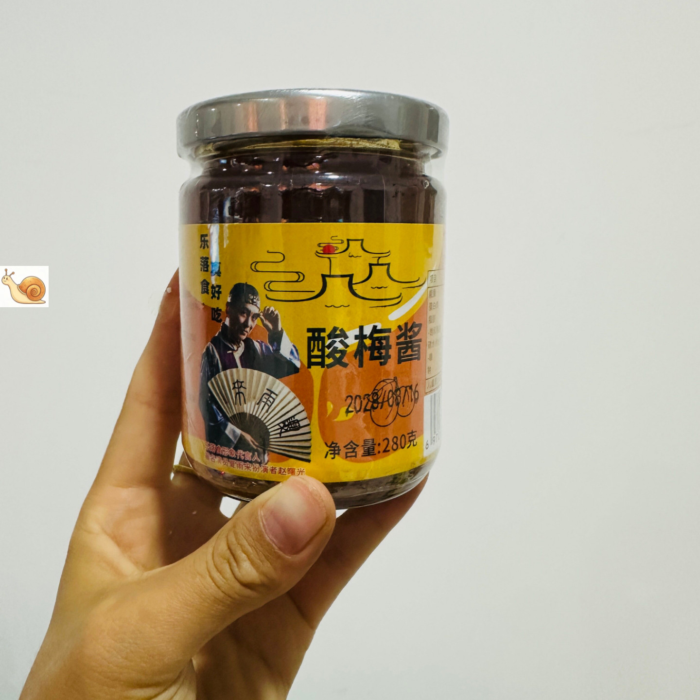【严选】乐落食冰梅酱广式潮汕特产酸梅酱青梅酱叉烧烧鹅烤鸭商用