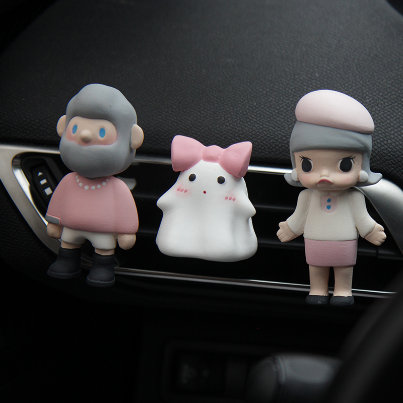 车载香薰车载风口夹原创情侣礼品