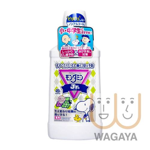 EarthChemical儿童漱口水混合提子味600ml低刺激不含酒精清新口气