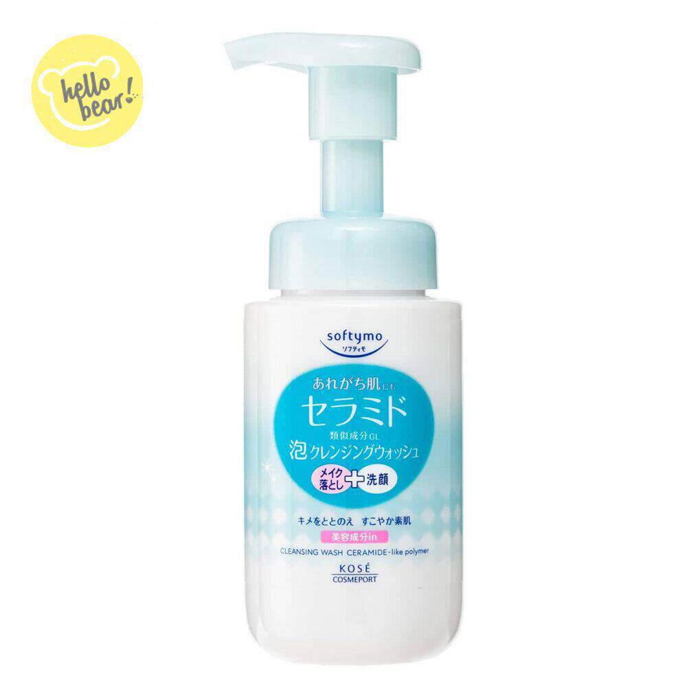 KOSÉ - Softymo 保湿卸妆泡沫洁面乳 200ml（平行进口）