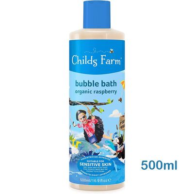 进口版Childs Farm有机树莓泡泡浴500ml温和清洁舒缓适合敏感肌肤
