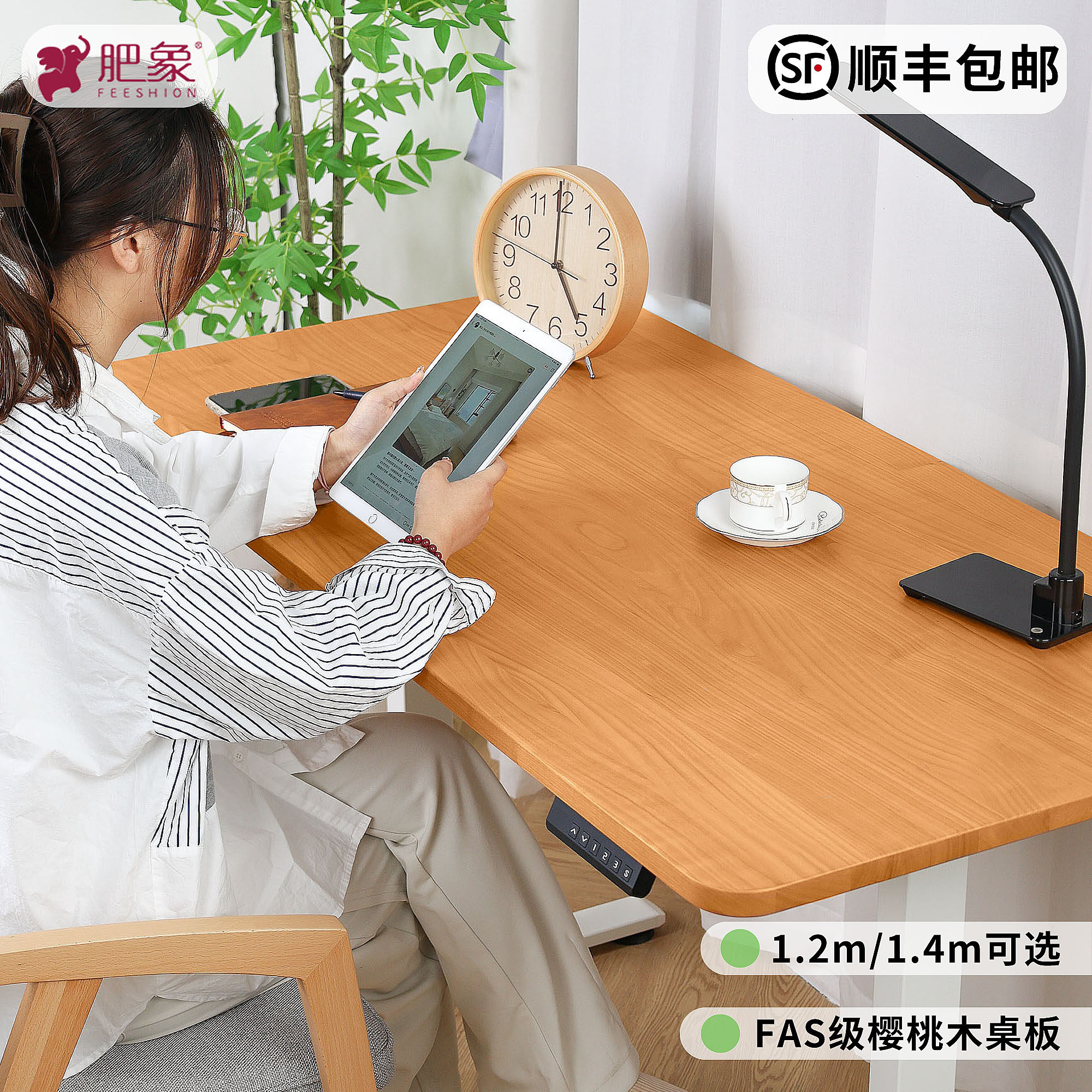 肥象实木电动升降桌儿童学习桌智能电脑桌书桌工作台用写字桌,住宅家具,儿童电动/智能学习桌,淘宝优惠券,粉丝福利购,淘宝优惠卷
