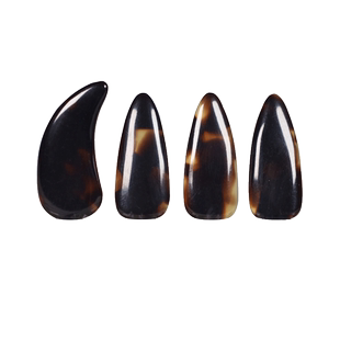 古筝指甲双弧凹槽遥指神器专业考级演奏儿童成人初学古筝胶布指甲