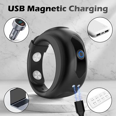 CUSB magnetic charging watch  frequency vibration lock ring