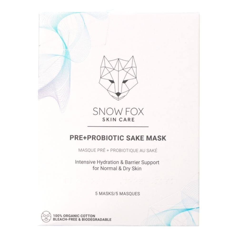 进口版Snow Fox日本清酒益生菌面膜保湿滋润修复提亮提升肌肤屏障