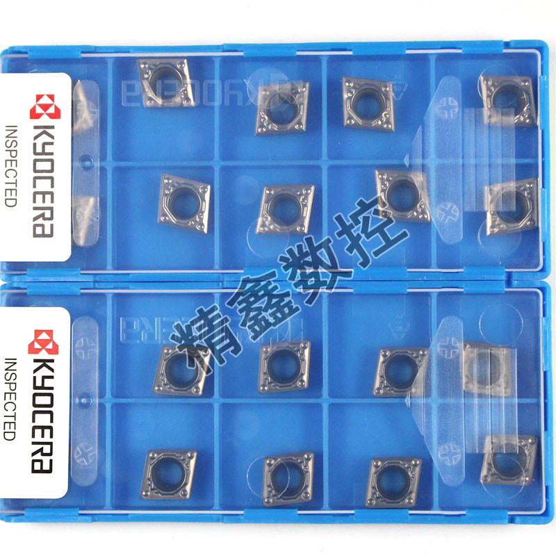 京瓷内孔镗孔数控刀片CCMT09T304/09T308HQ TN60陶瓷菱形加工钢件