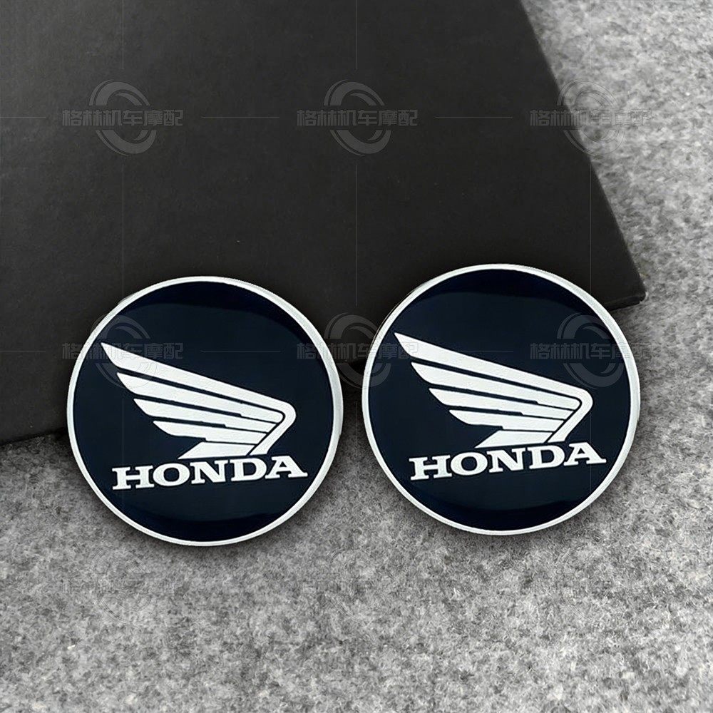 适用本田摩托车立体翅膀车标3D贴纸装饰车身油箱防水贴花改装配件